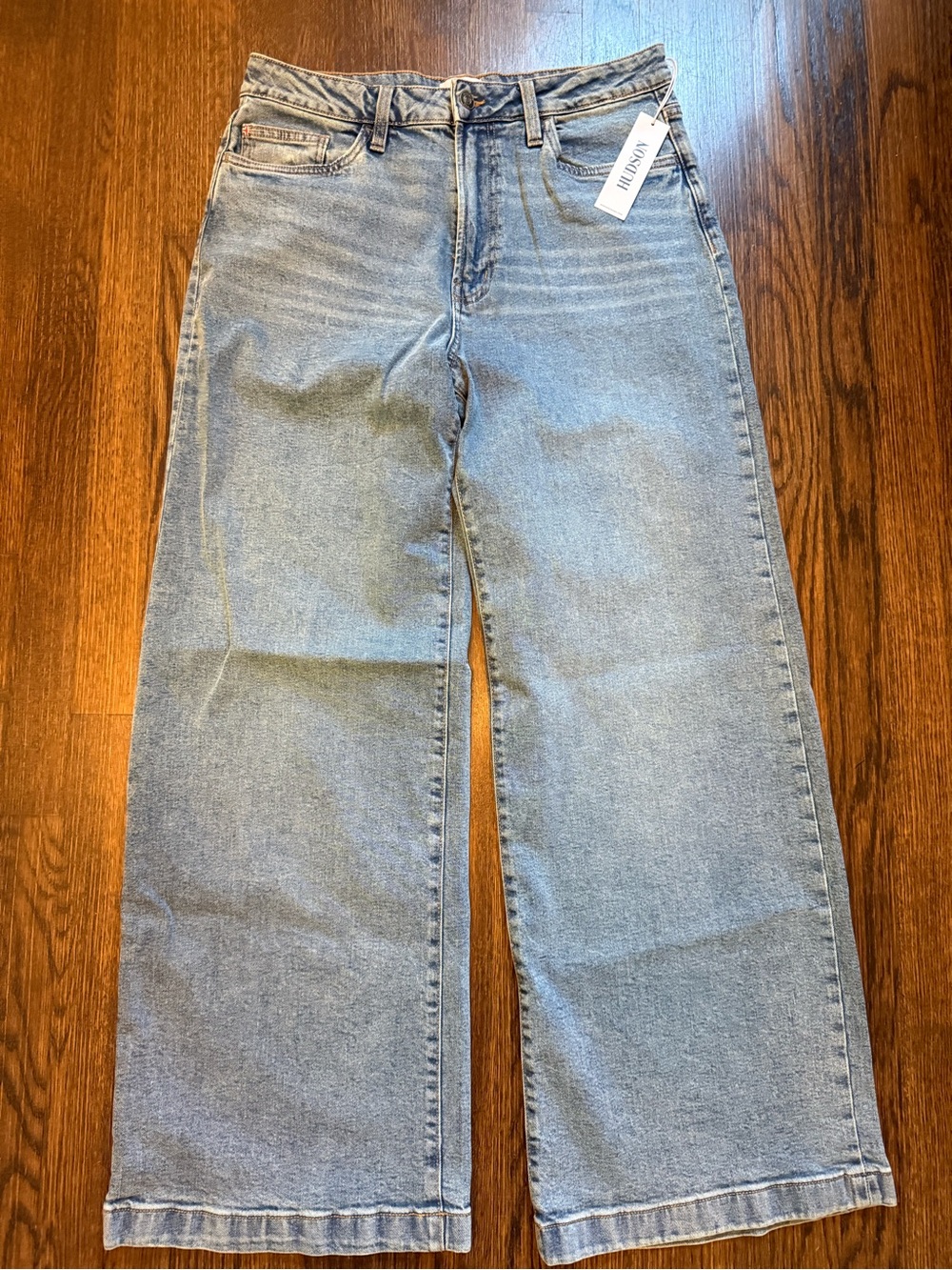Hudson Jeans Light Blue Wide Leg Flare Jeans